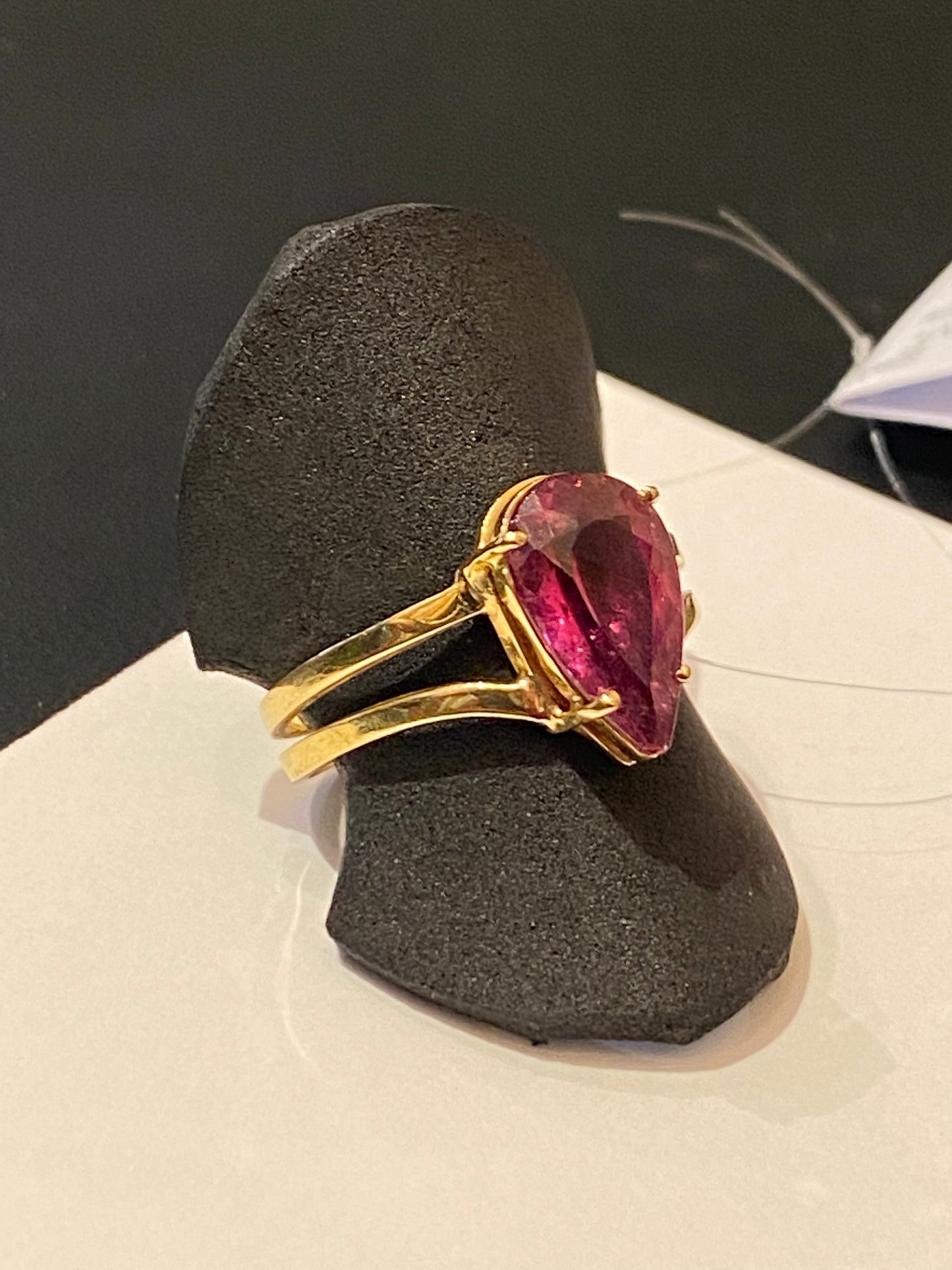 Bague tourmaline en or 18 carats