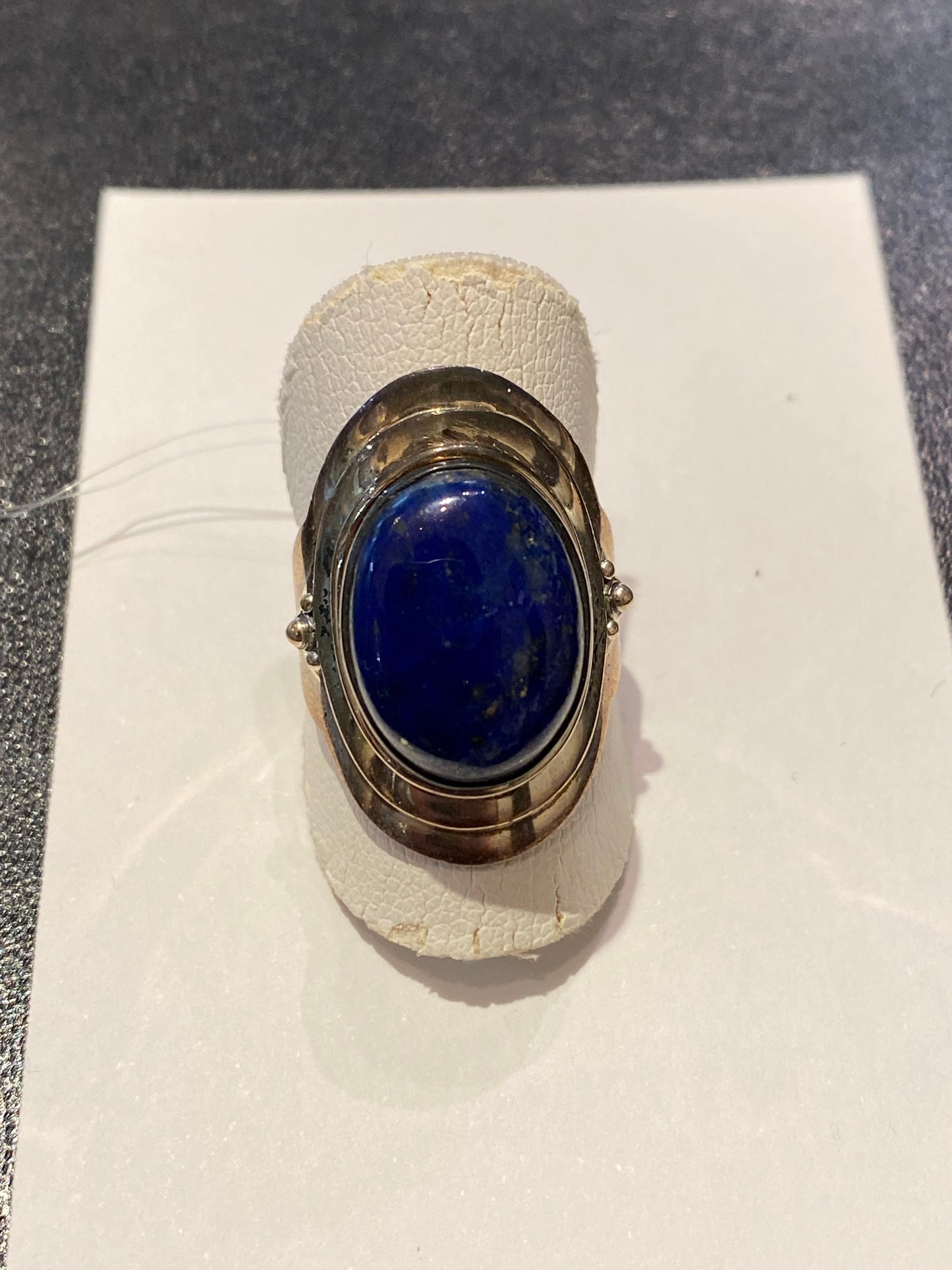 Bague lapis lazuli sur argent